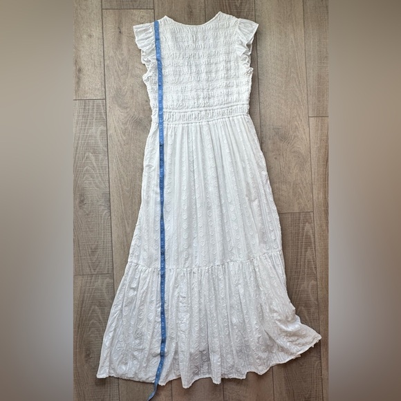 Anthropologie Peregrine White Dress XS Boho Romantic Cottagecore Chic - Picture 7 of 14